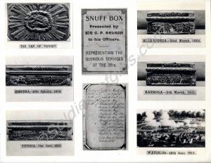 Photograph of a snuff box, repesenting the "Glorio
