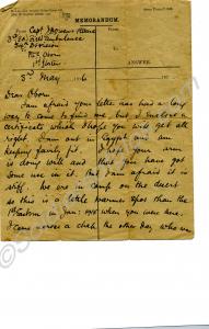 Gloucestershire Regiment postcard, and two letters