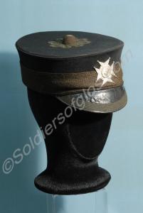 Forage cap. Worn by Lieutenant F.A. Howard.  2nd V