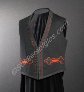 Mess dress waistcoat. Worn by Lieutenant F.A. Howa