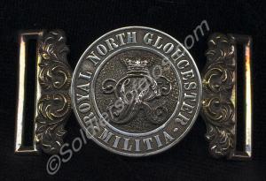 Waist belt buckle worn by Lieutenant J.E.S. Probyn