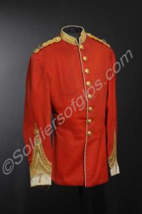 Full dress tunic. Worn by Major W.E. Price. 3rd (M