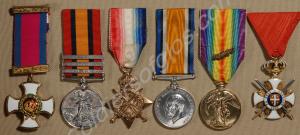 Group of six medals; Distinguished Service Order,