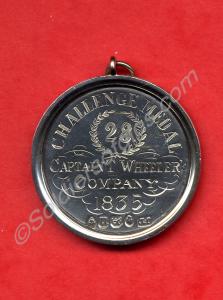 Silver challenge medal. Awarded to Captain T. Whee