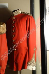 Full dress tunic. Worn by Captain. R.J. Kerr of 3r
