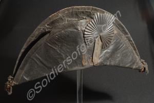 Senior officer's bicorne cocked hat. Worn by Major
