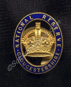 Veterans Badge of 'National Reserve - Gloucestersh