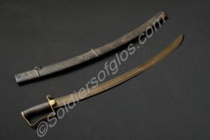 1796 Pattern Light Cavalry sabre with blackened st