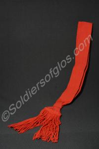 Sergeant's sash. Belonged to Regimental-Sergeant M