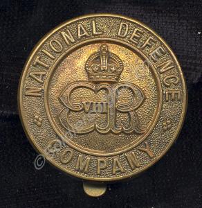 National Defence Company badge, with the inscripti