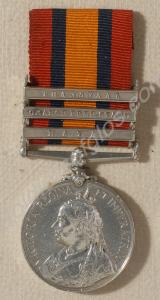 Queen's South Africa Medal with clasps for Natal,