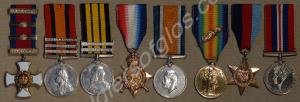 Group of eight medals; Distinguished Service Order