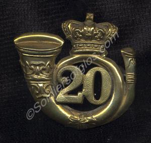 Shako plate from the Gloucestershire Rifle Volunte