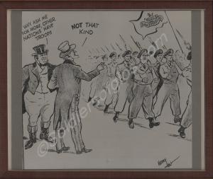 Cartoon published in 'The Toronto Telegram' after