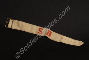 Stretcher bearer's arm band. 1/5th Battalion, The