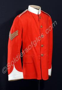 Scarlet serge jacket. Sergeant J. Scaife D.C.M.  2