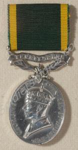 Territorial Efficiency Medal. Awarded to 5172866 C