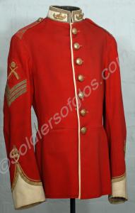 Staff Sergeant's full dress tunic. Gloucestershire