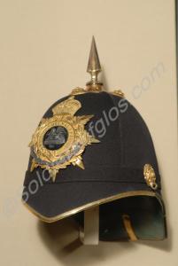 Home Service pattern helmet, as worn by Lieutenant