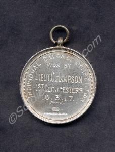 Sporting medal for bayonet fighting, 4th Army Infa