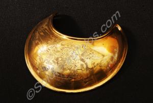Officer's gilt gorget. c. 1790.