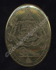 Shoulder belt plate, worn by the Royal Bristol Art