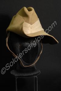 Slouch hat. Worn by Company Sergeant Major G.H. Bi