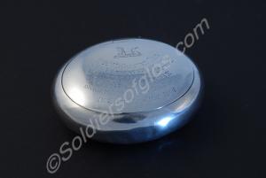 Silver tobacco box, presented by the inhabitants o