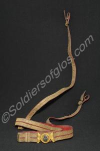 British infantry officer's full dress gold and cri