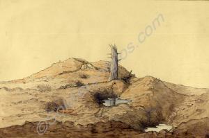 The Chateau, Thiepval, Nov. 4th 1916. - Sketch mad