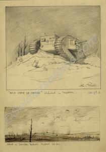 HMS Creme de Menthe stranded in Thiepval, Oct. 9t