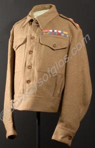 1940 Pattern Battle Dress blouse with medal ribbon