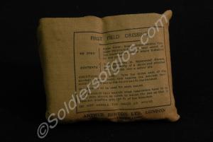 British Army first aid dressing. 1939.