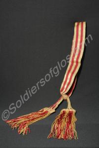 British Officer's full dress gold and crimson sash