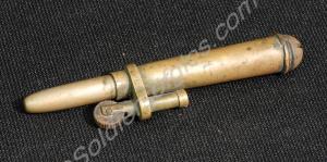 Cigarette lighter made from bullet and cartridge i