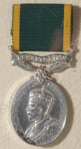 Territorial Efficiency Medal from the reign of Geo