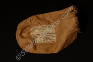 Hessian packaging. Sent by the Duchess of Beaufort
