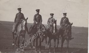 Four mounted troopers troopers of the Royal Glouce