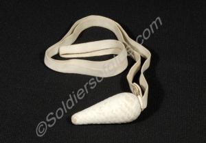 White buff leather sword knot, as worn by the Glou