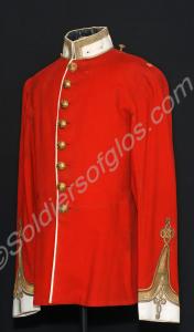 Officer's full dress scarlet tunic. Belonged to Ca