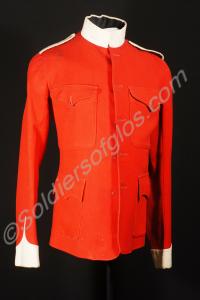 Officer's scarlet serge frock jacket. Captain A.H.