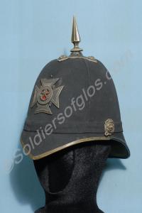Officer's Home Service pattern helmet. 2nd Volunte