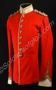Officer's Full Dress Tunic. Lieutenant A.H. Stewar
