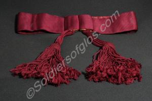 Waist sash worn by Lieutenant-Colonel G.H. Burges.