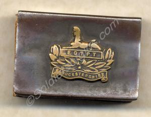 Crested regimental match box of the 2nd Battalion