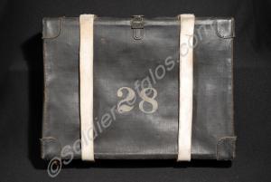 'Crimea' pattern black canvas pack. Marked inside