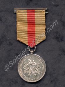 Marksman's silver medal, Charles Thomas Volunteer