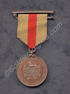 Marksman's bronze medal, Charles Thomas Volunteer