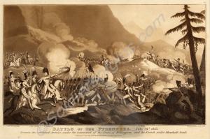 Engraving by William Heath of the Battle of the Py