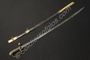 British Infantry Officer's sword and scabbard, fro